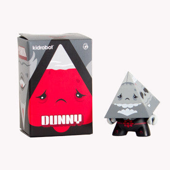 Pyramidun Dunny Grey 3-Inch by Andrew Bell - Mindzai  - 2