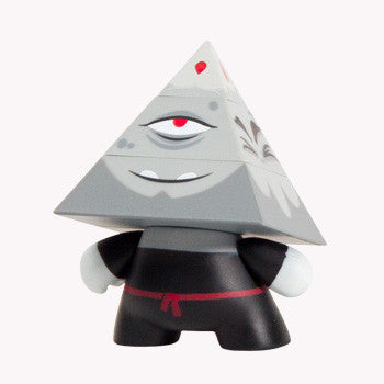 Pyramidun Dunny Grey 3-Inch by Andrew Bell - Mindzai  - 5