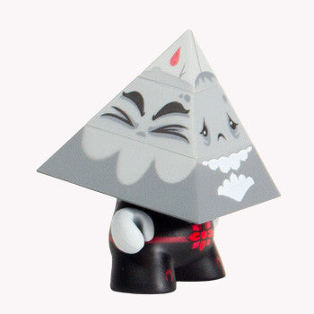 Pyramidun Dunny Grey 3-Inch by Andrew Bell - Mindzai  - 6