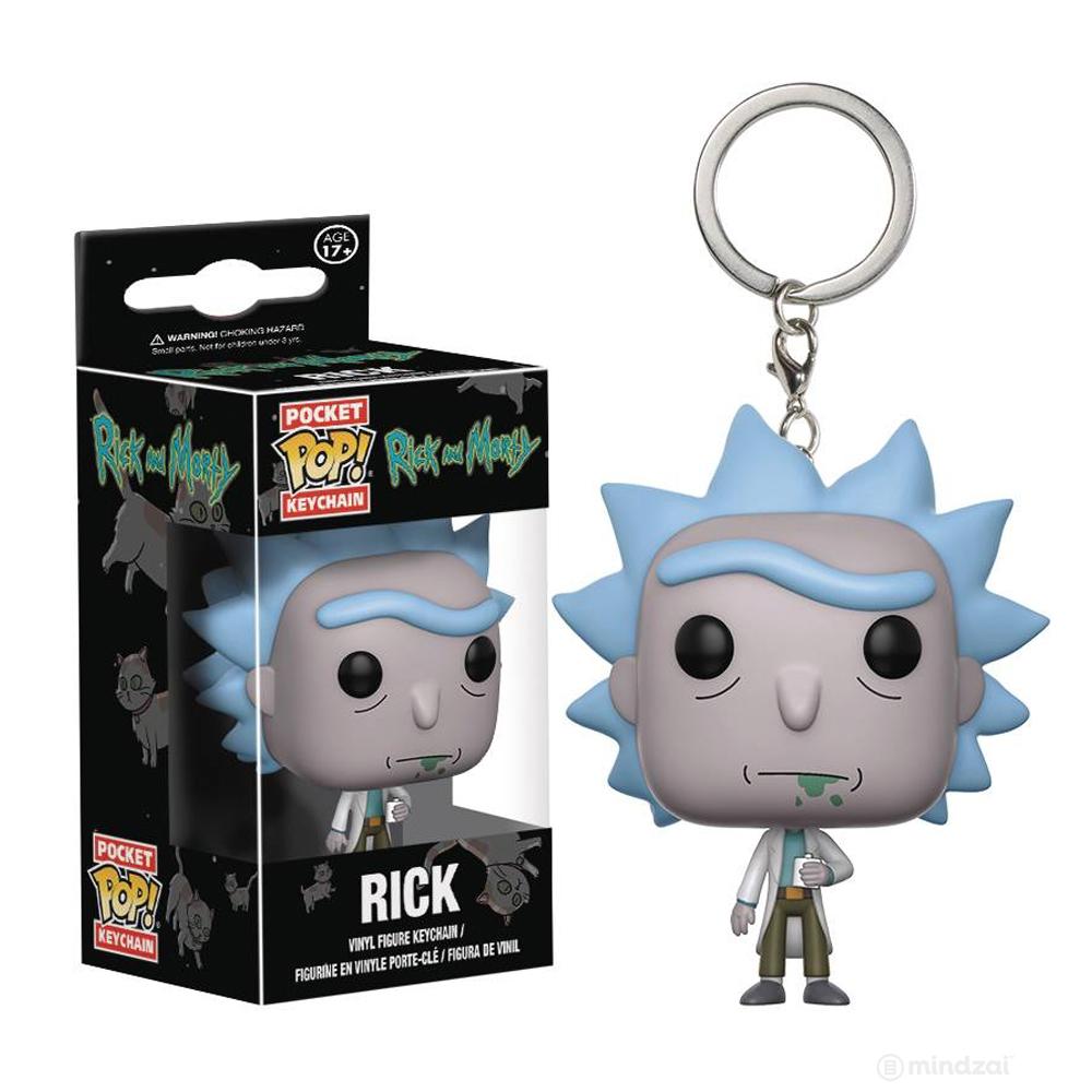 Rick Rick and Morty Pocket Pop Keychain