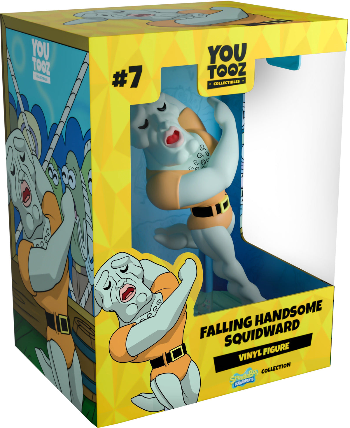 Spongebob Squarepants: Falling Handsome Squidward Toy Figure by Youtooz Collectibles