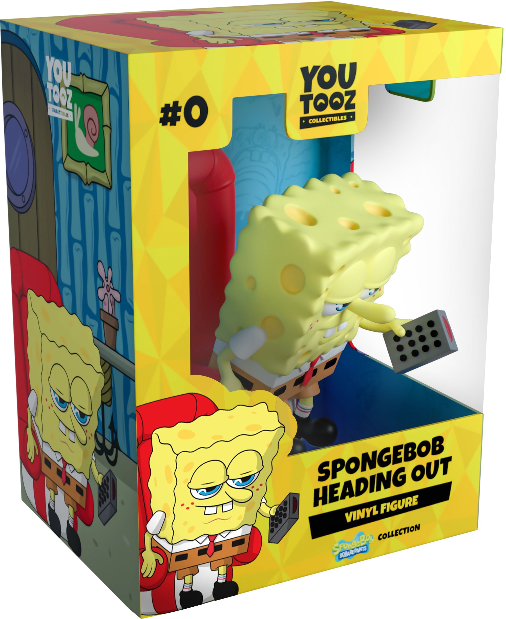 SpongeBob Squarepants: SpongeBob Heading Out Toy Figure by Youtooz Collectibles
