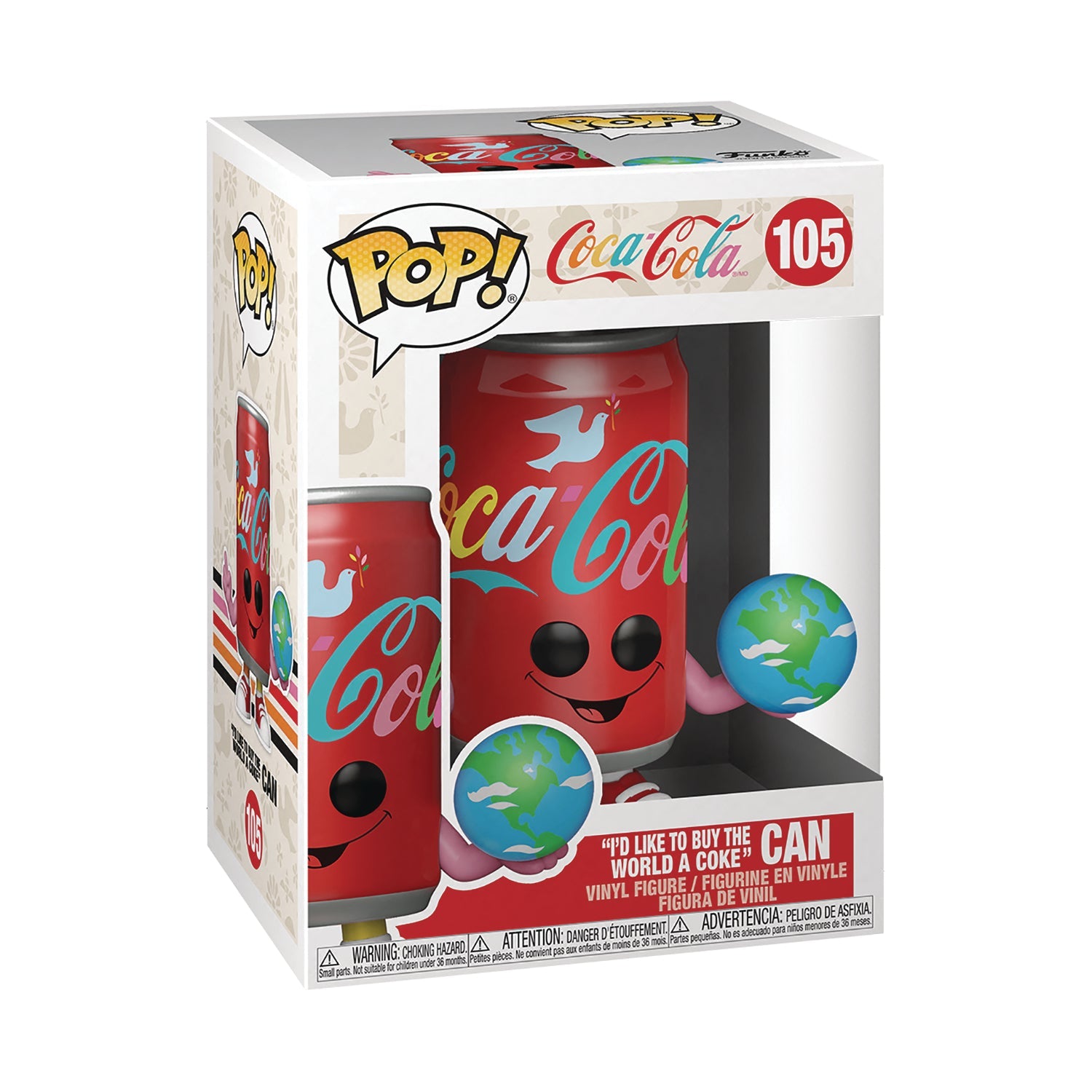 Coca-Cola: I'd Like to Buy the World a Coke Can POP! Vinyl Figure by Funko
