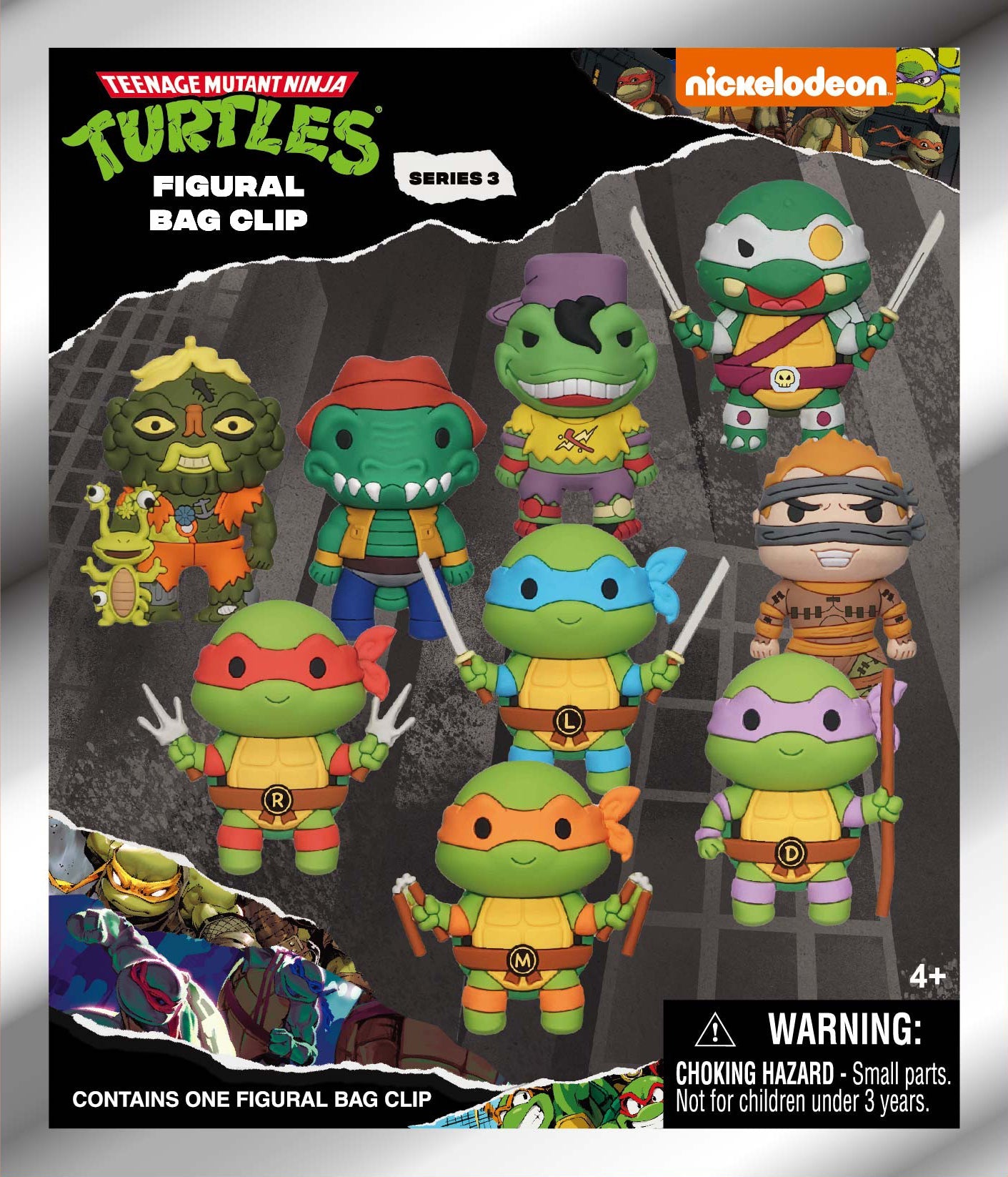 TMNT Retro Figural Bag Clip by Monogram Products