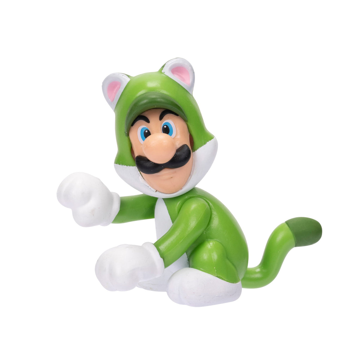 World of Nintendo: Cat Luigi 2.5&quot; Action Figure by Jakks Pacific