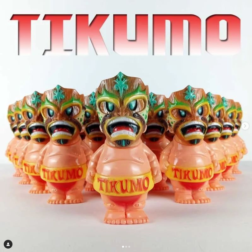 Tikumo Super Tiki Sumo 7th Colorway Sofubi Art Toy