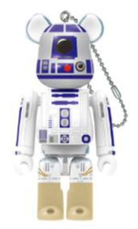 Disney Bearbrick Happy Kuji x Star Wars Saga [R2-D2] - 100% Size