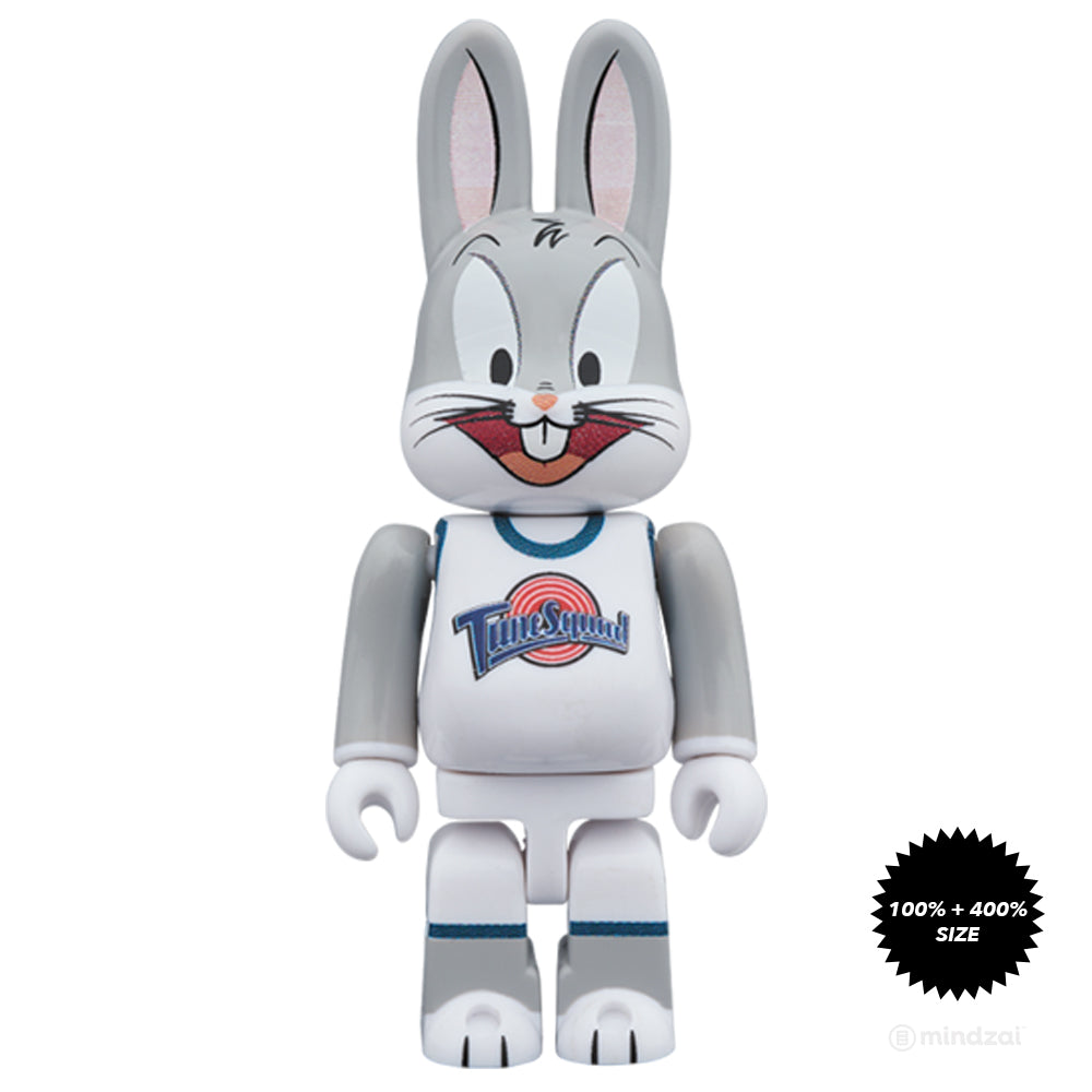 Space Jam Bugs Bunny 100% and 400% Rabbrick Set by Medicom Toy