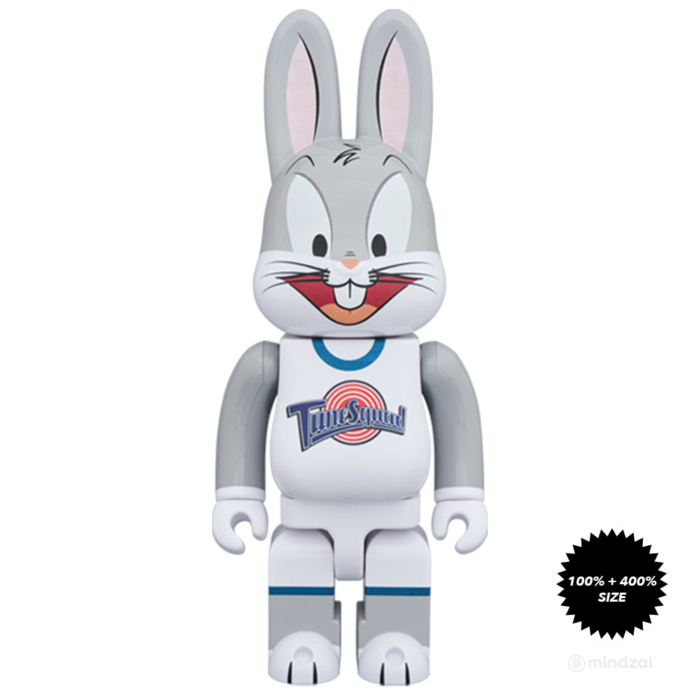 Space Jam Bugs Bunny 100% and 400% Rabbrick Set by Medicom Toy