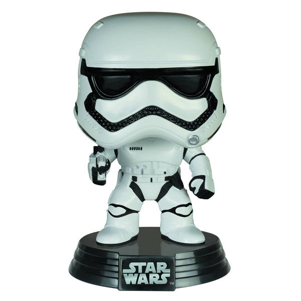 First Order Stormtrooper Pop Star Wars Vinyl Figure by Funko - Mindzai
