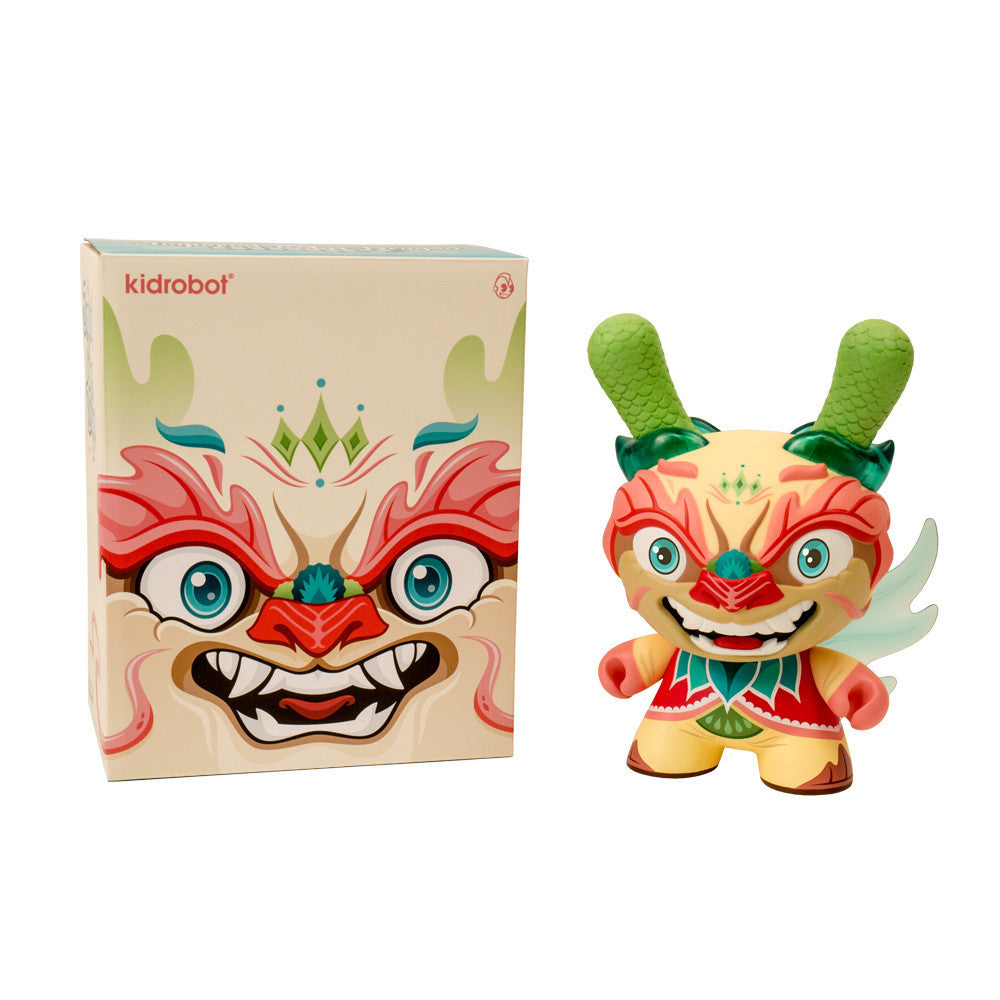 Imperial Lotus Dragon Dunny 8 inch by Scott Tolleson x Kidrobot - Mindzai  - 2