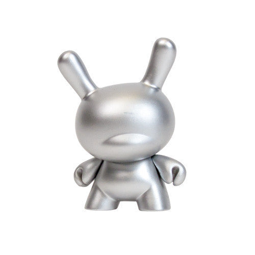 10th Anniversary 3" Dunny - Silver - Mindzai
 - 1
