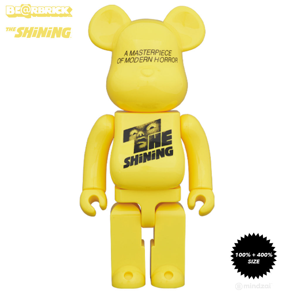 The Shining Movie Poster 100% + 400% Bearbrick by Medicom Toy