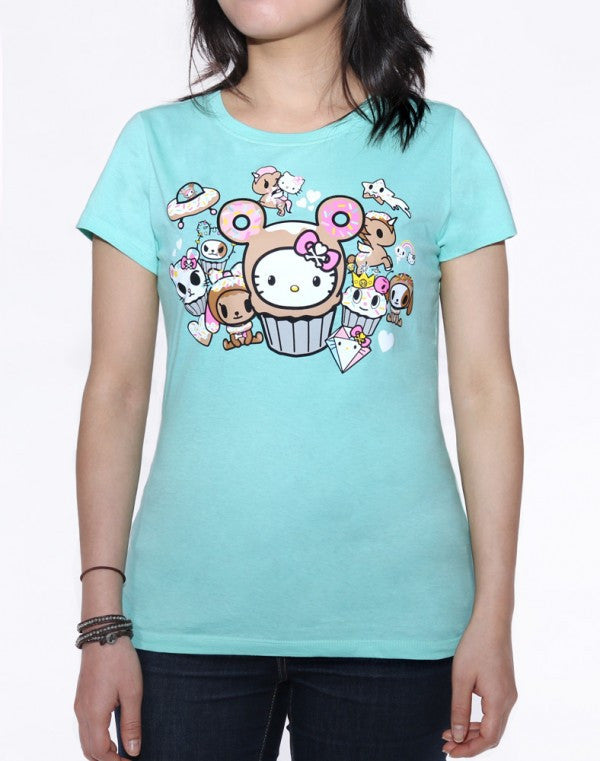 Hello Donut Kitty T-shirt by Tokidoki - Mindzai
