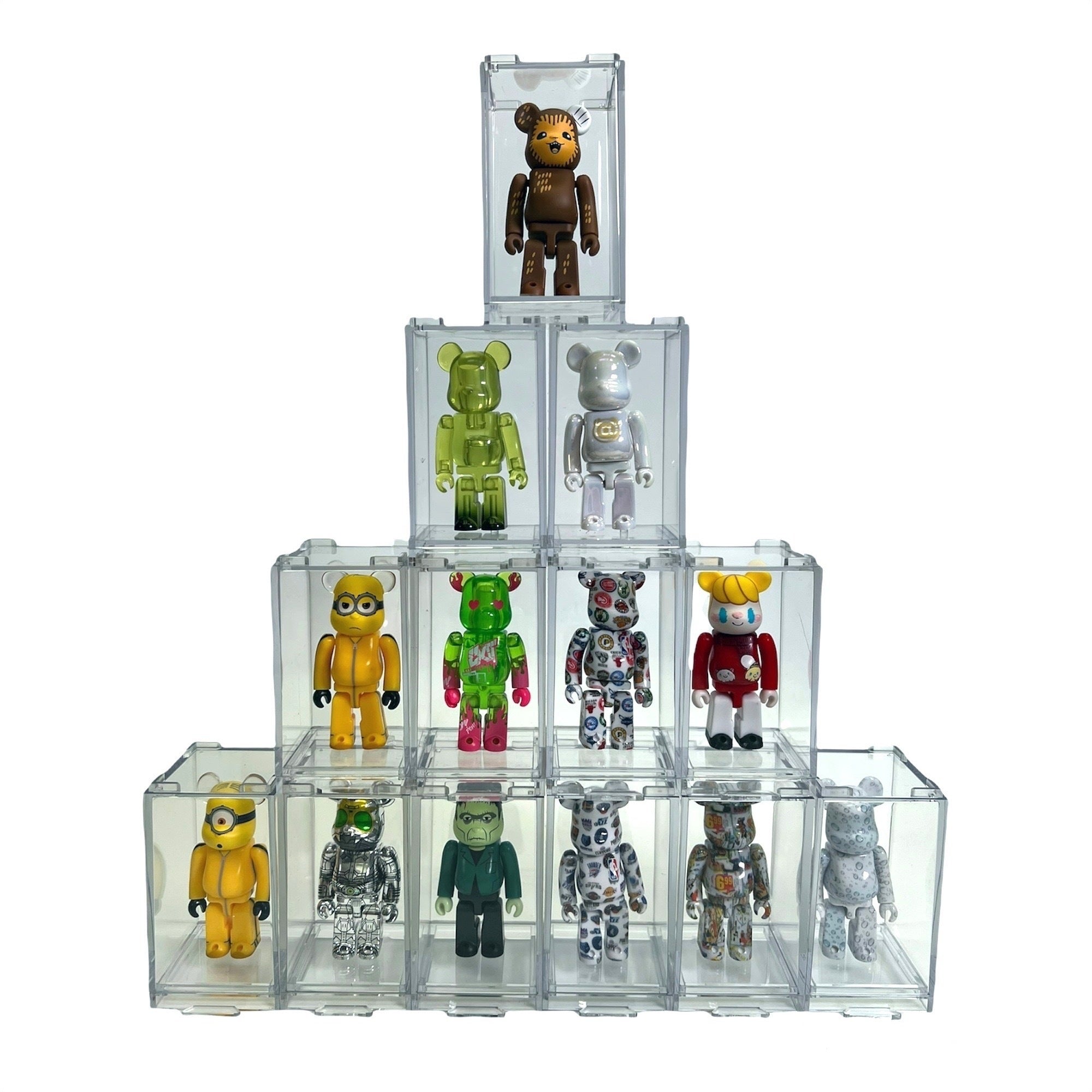 Square Display Case for 100% Bearbrick