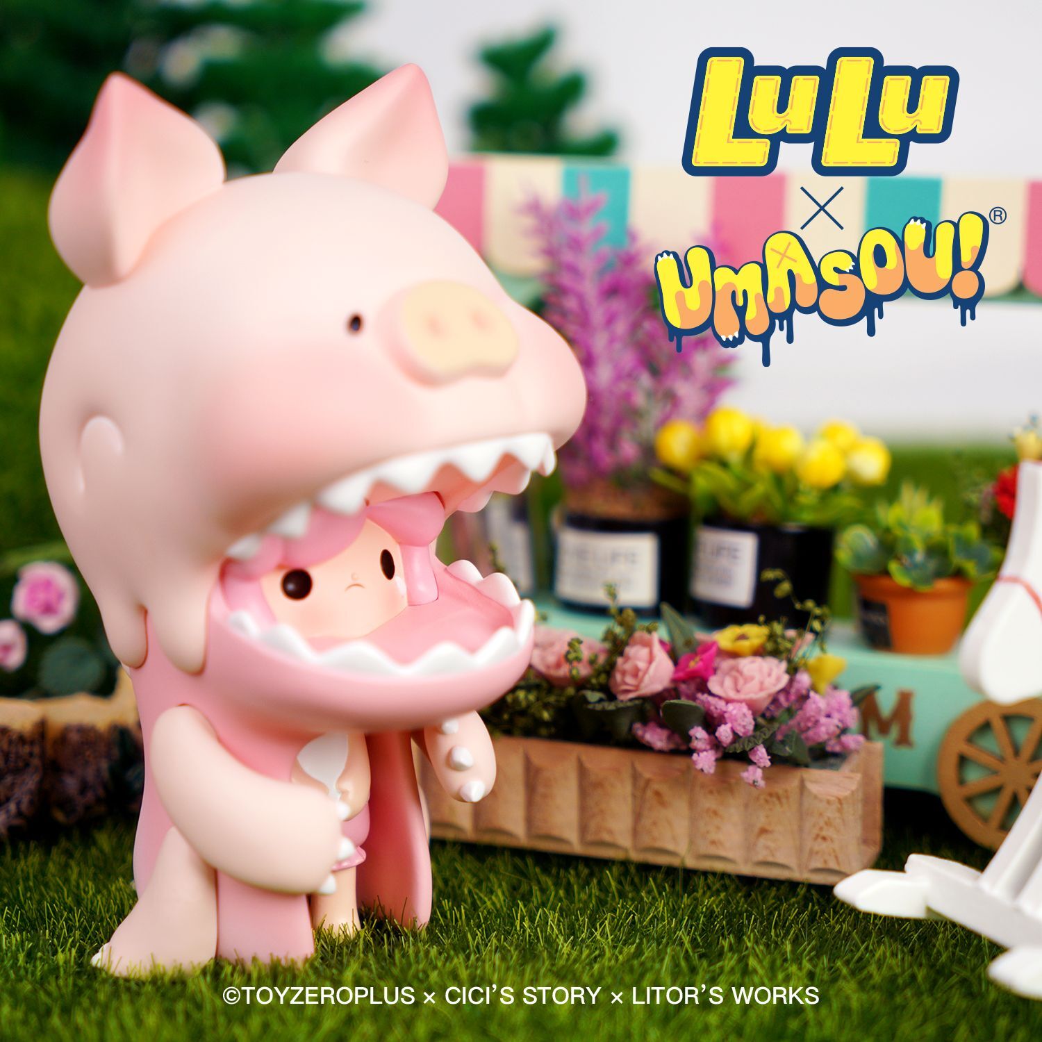Lulu x Umasou! Diaper Art Toy Figure by Litor's Work x TOYZEROPLUS x Cici's Story