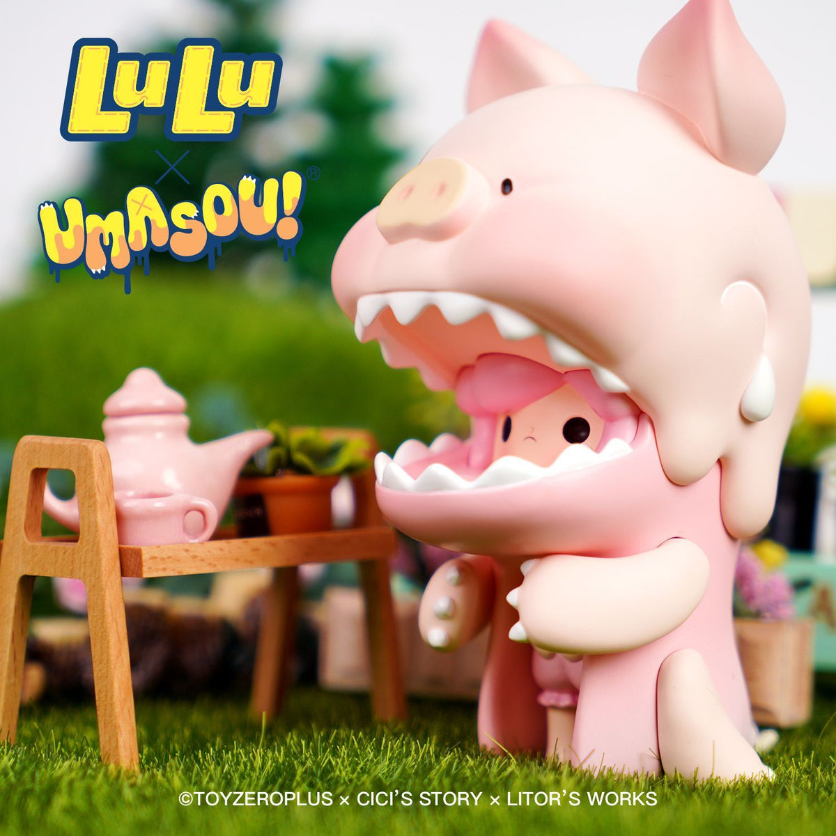 Lulu x Umasou! Diaper Art Toy Figure by Litor&#39;s Work x TOYZEROPLUS x Cici&#39;s Story