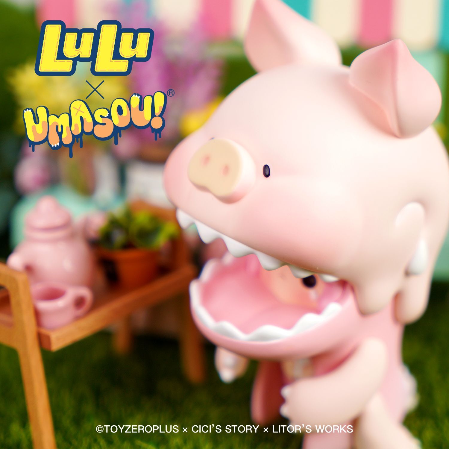 Lulu x Umasou! Diaper Art Toy Figure by Litor's Work x TOYZEROPLUS x Cici's Story