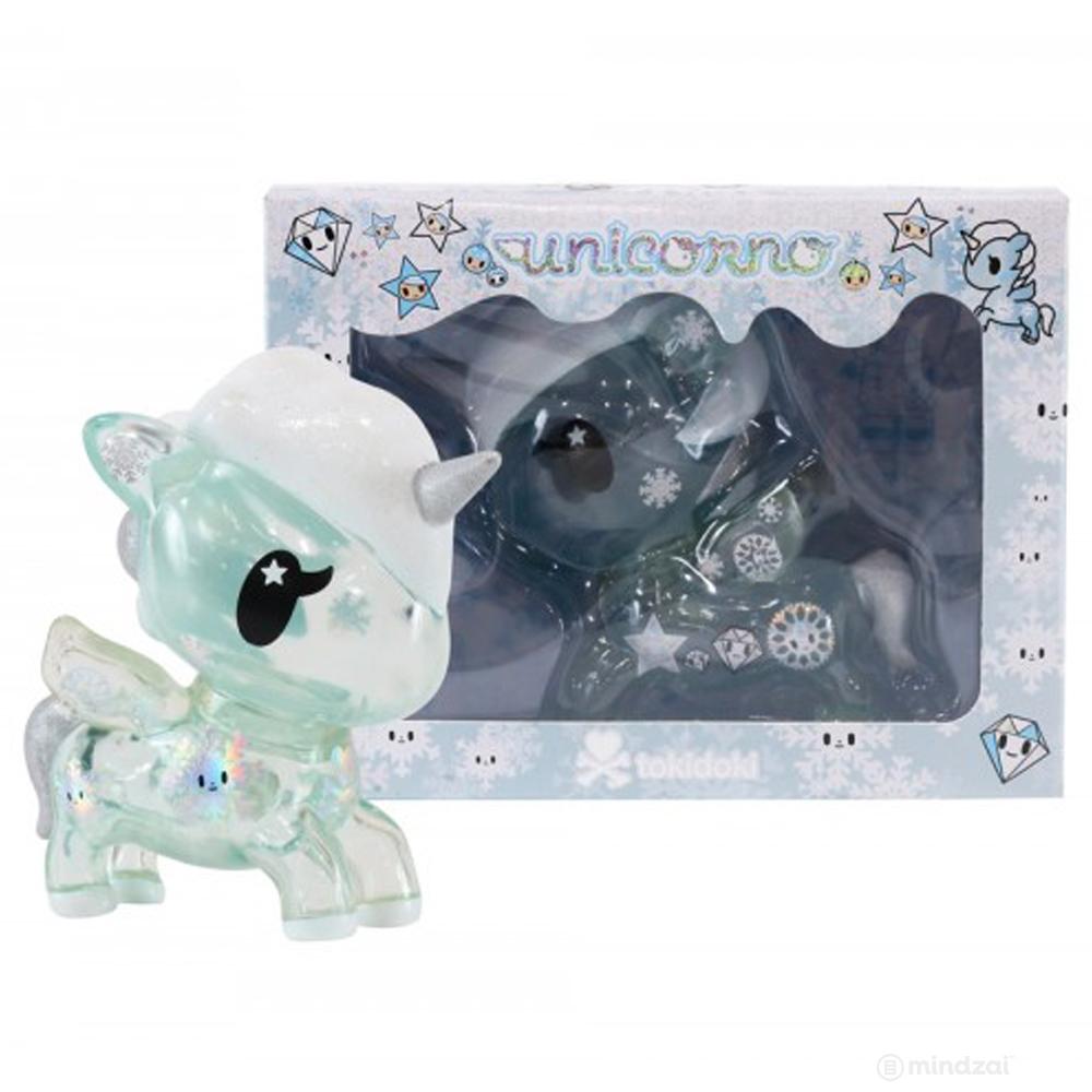 Yuki Holiday Unicorno Clear Blue 5" inch Vinyl Toy