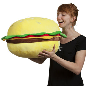 Yummy World Cheeseburger 24" Plush by Heidi Kenney x Kidrobot - Mindzai
 - 5