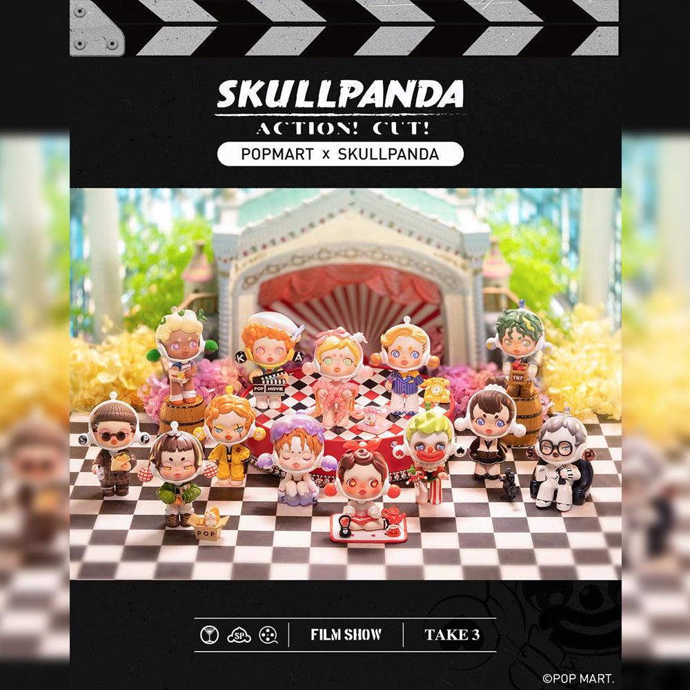 Skullpanda Action! Cut! Blind Box Series by POP MART