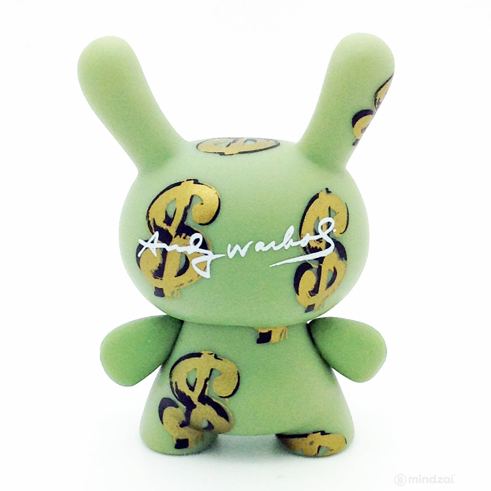 Warhol Mini Dunny Series Blind Box by Andy Warhol x Kidrobot - Dollar Signs (Case Exclusive)
