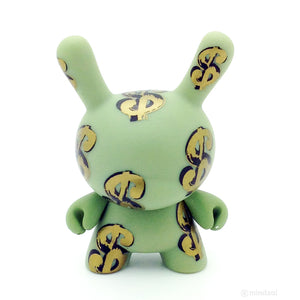Warhol Mini Dunny Series Blind Box by Andy Warhol x Kidrobot - Dollar Signs (Case Exclusive)