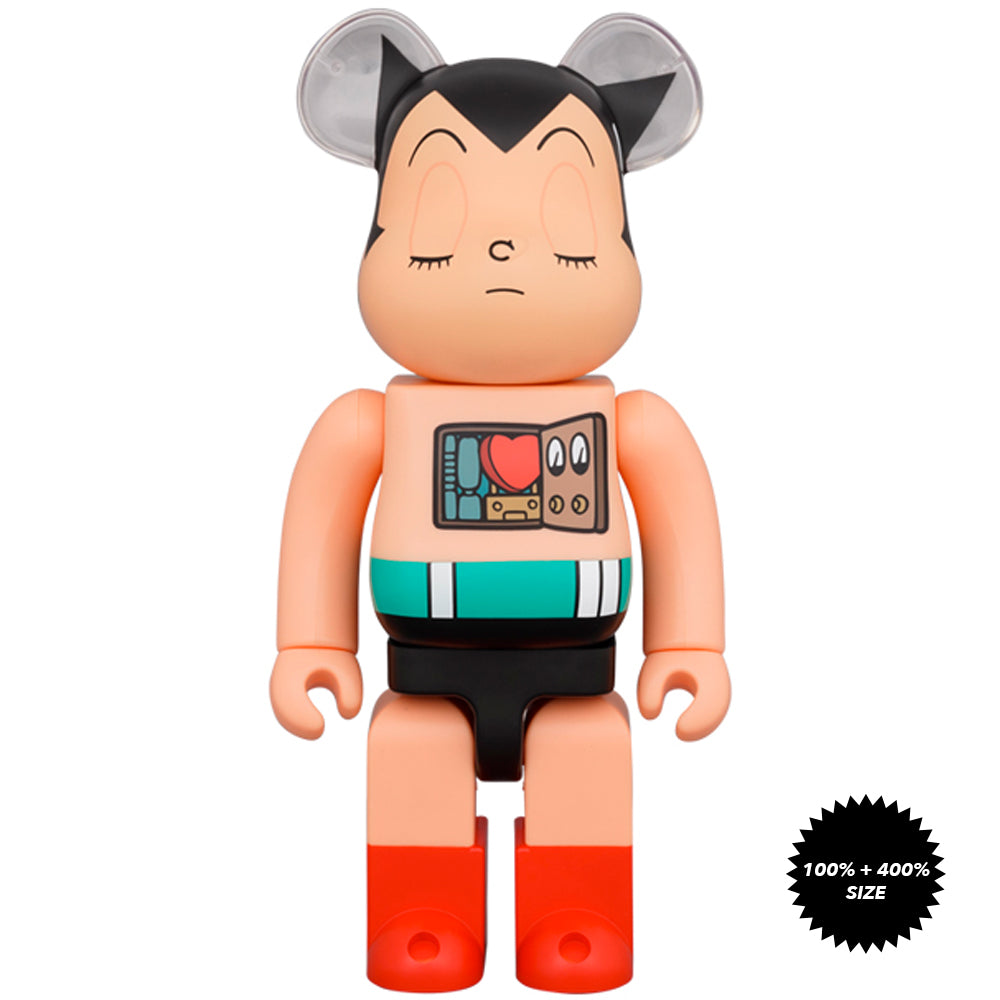 Astro Boy (Sleeping Ver.) 100% + 400% Bearbrick Set by Medicom Toy