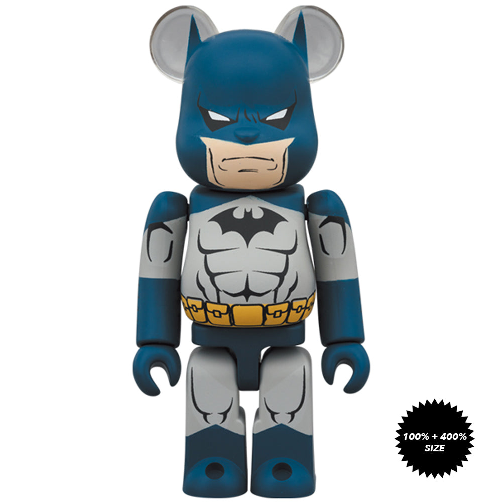 Batman (Batman: Hush Ver.) 100% + 400% Bearbrick Set by Medicom Toy