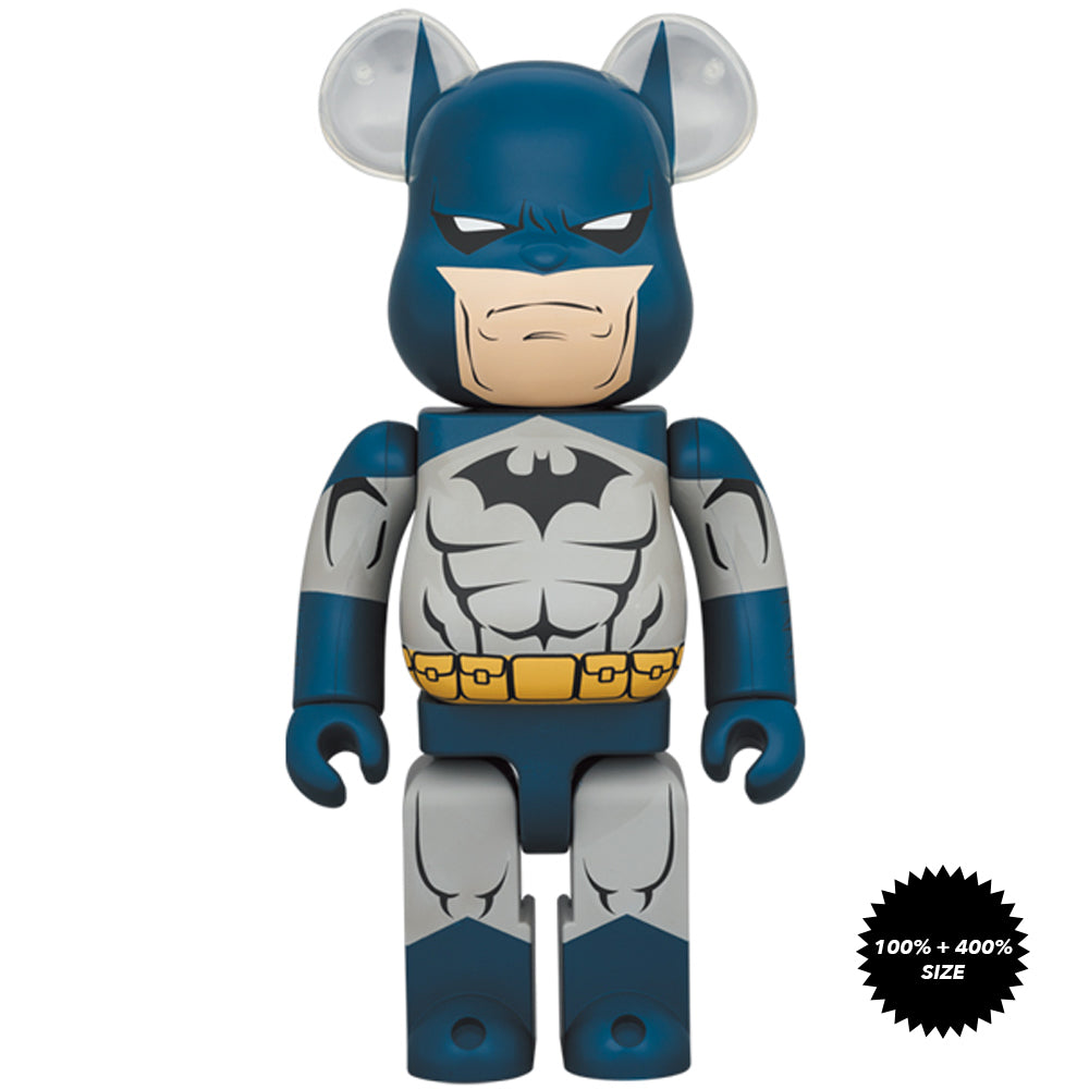 Batman (Batman: Hush Ver.) 100% + 400% Bearbrick Set by Medicom Toy