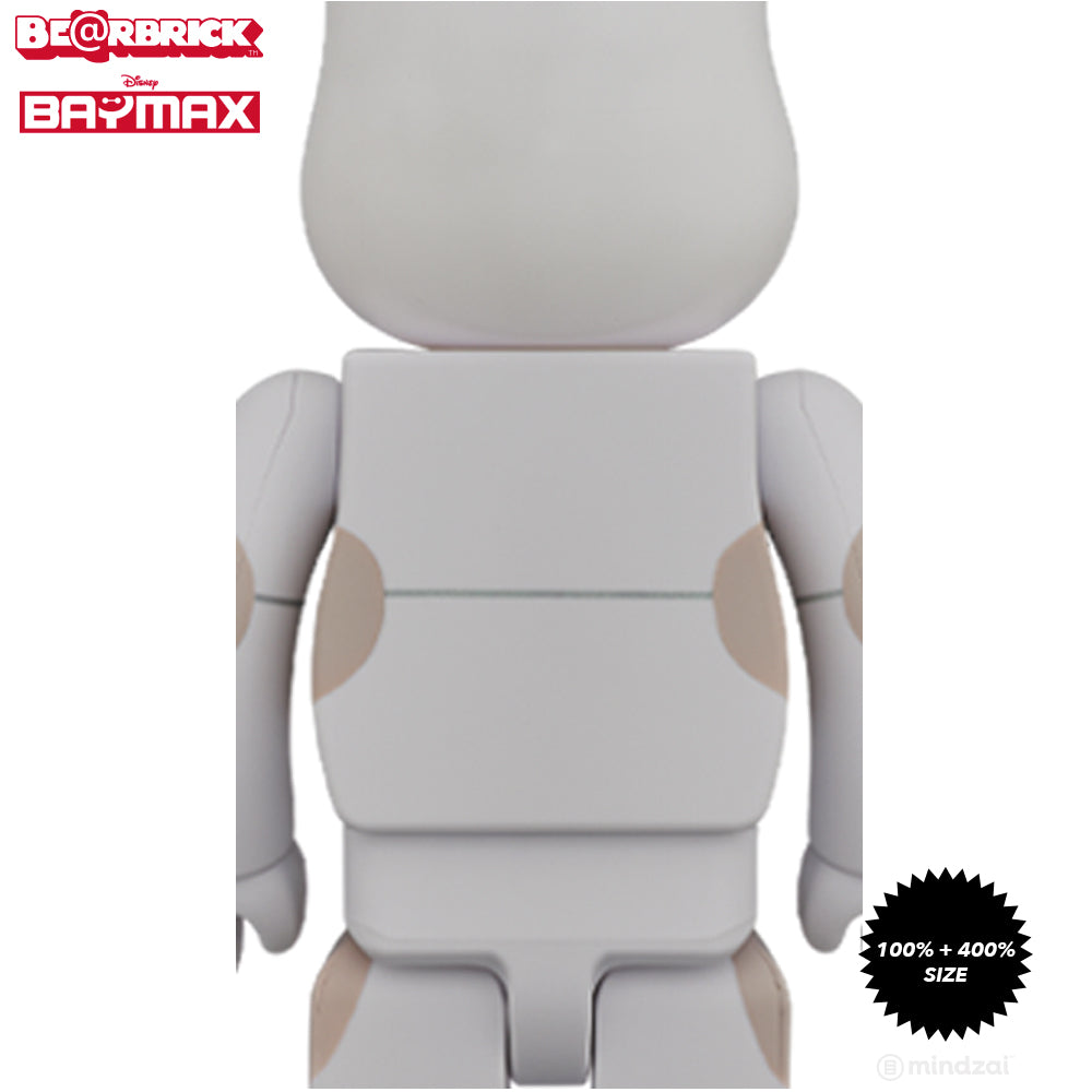 Baymax Big Hero Six 100% + 400% Bearbrick Set by Disney x Medicom Toy