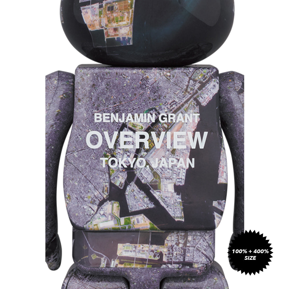 Benjamin Grant OVERVIEW Tokyo 100% + 400% Bearbrick Set by Medicom Toy