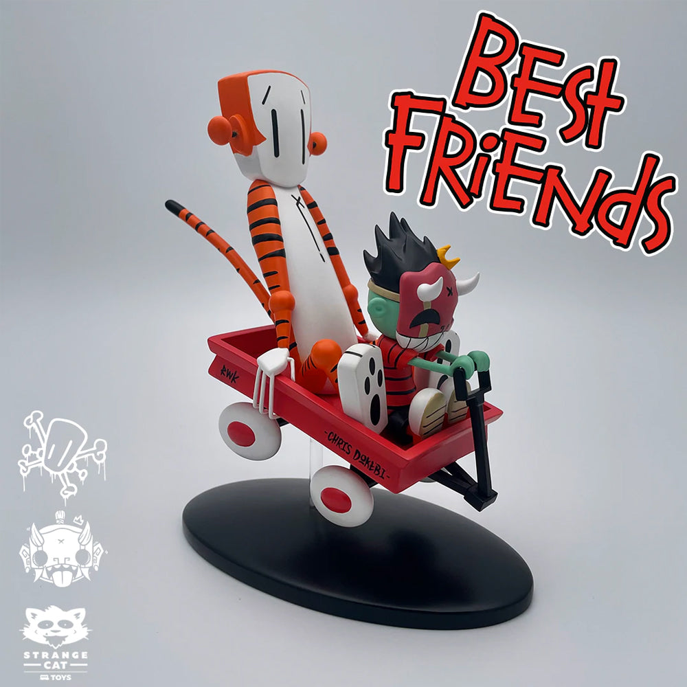Best Friends Art Toy Figure by Chris RWK x Chris Dokebi