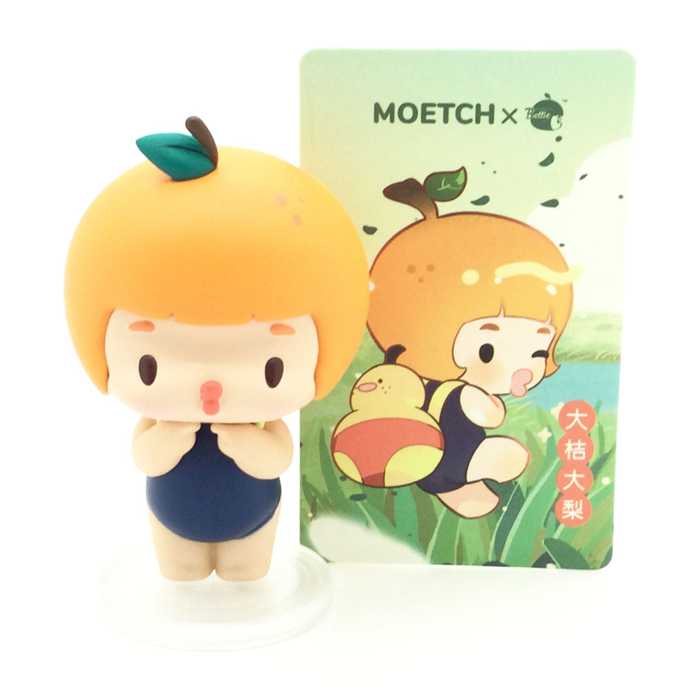 Bettie Lucky Star Blind Box Series by Yindao Murong x Moetch Toys - Big Orange