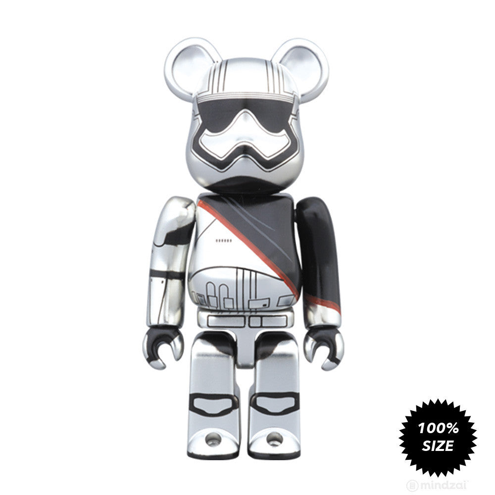 Captain Phasma Bearbrick 100% by Medicom Toy x Star Wars