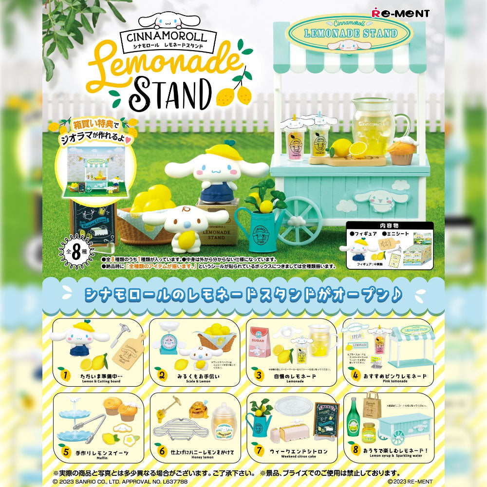 Cinnamoroll Lemonade Stand Blind Box Series by Re-Ment