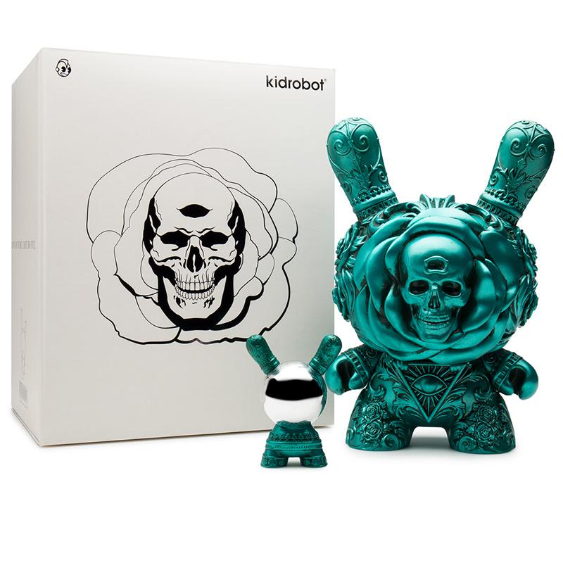 Clairvoyant Teal 8" Limited Edition Dunny by J*Ryu x Kidrobot