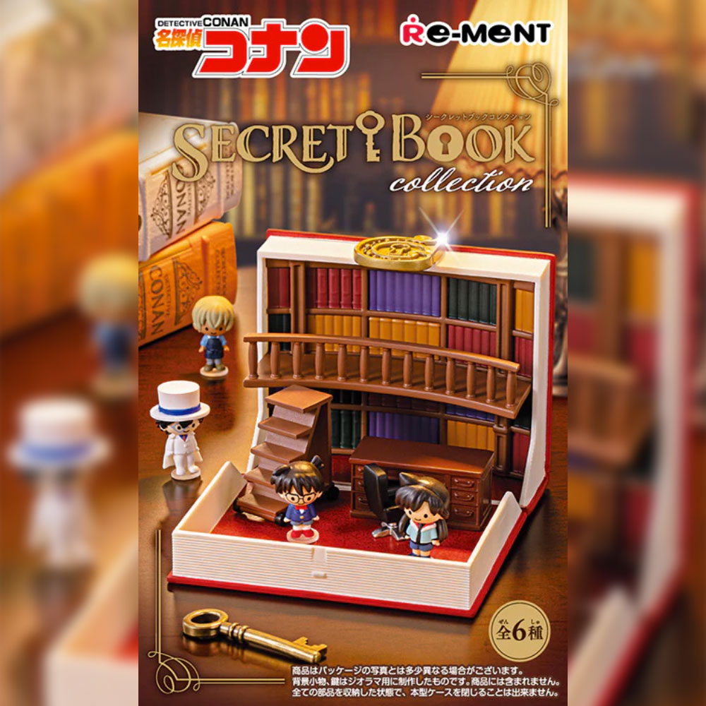 Detective Conan Secret Book Collection Blind Box Series by Re-Ment