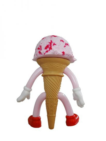 Double Strawberry Ice Cream Flavors Sofubi by Dune *Tokyo Treasures* - Mindzai
 - 3