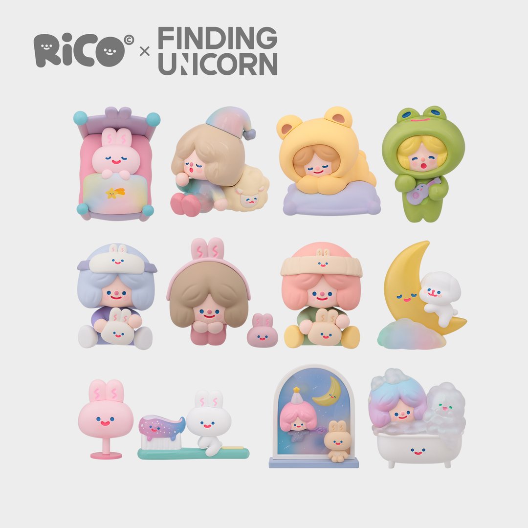 RiCO Happy Dream Blind Box Series by Rico x Finding Unicorn - Mindzai