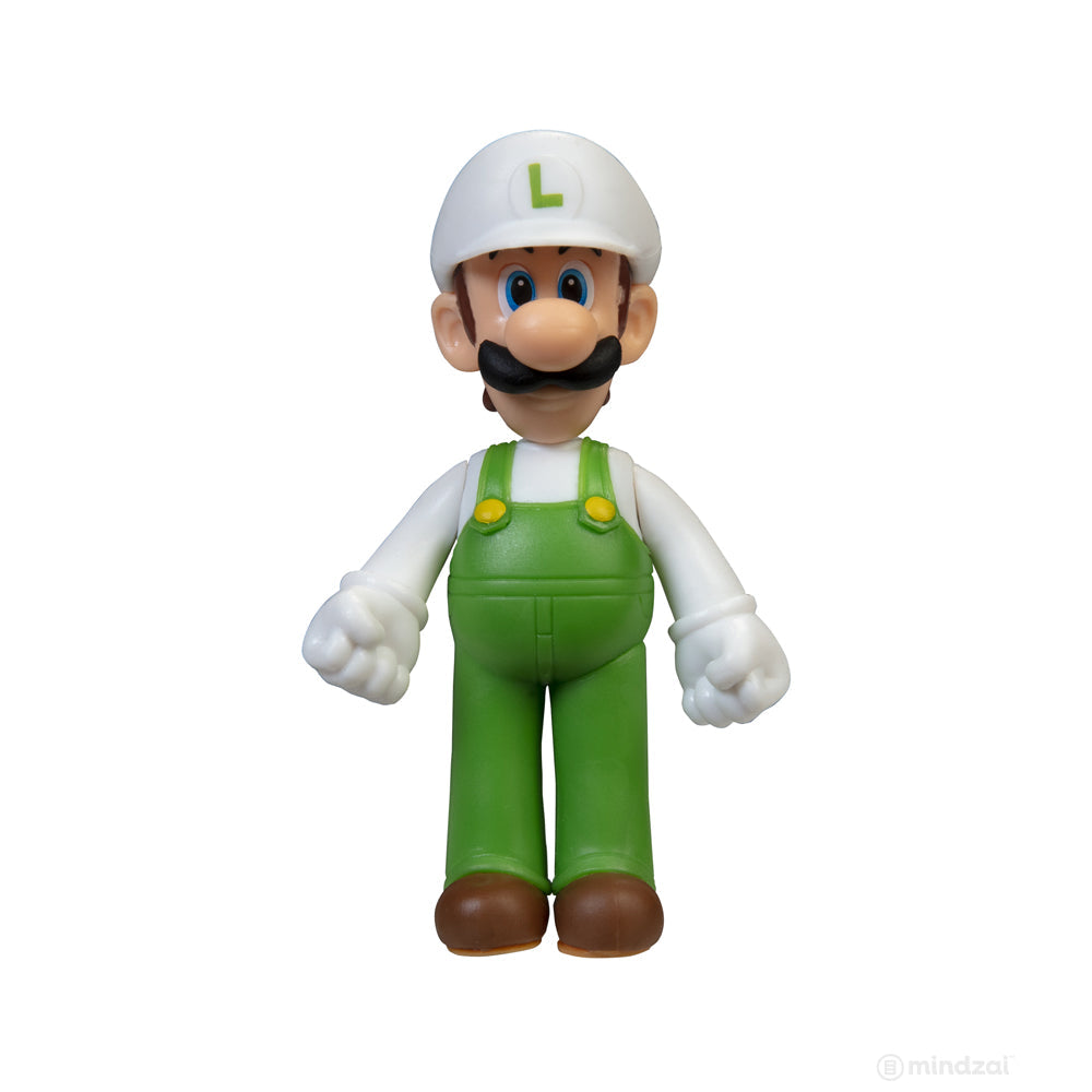 World of Nintendo: Fire Luigi 2.5" Action Figure by Jakks Pacific