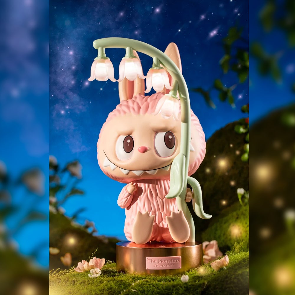 The Monsters Labubu Flower Lamp Unending Love Art Toy Figure by Kasing Lung x POP MART