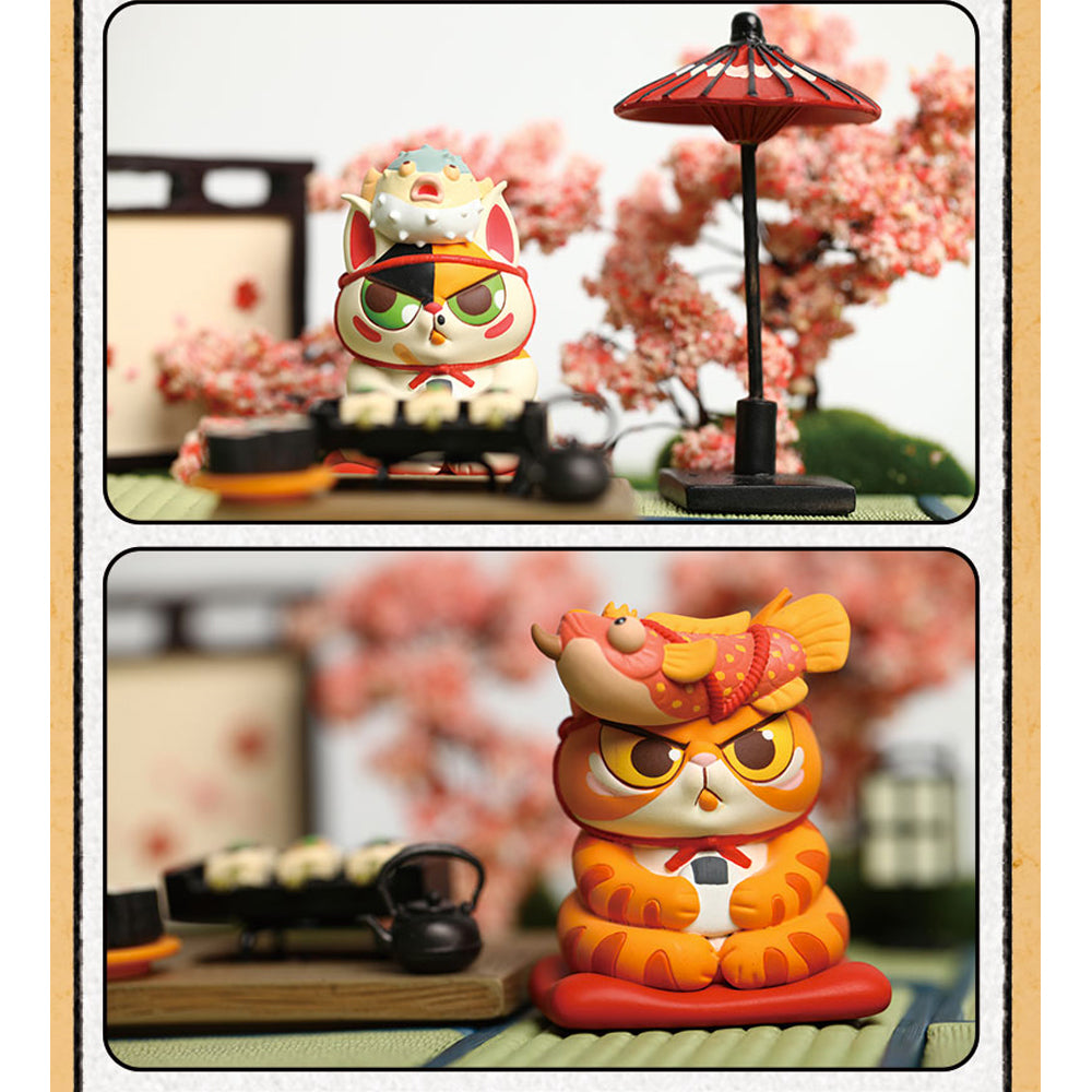 Noodle Cat Food On Head Blind Box Series by 52Toys