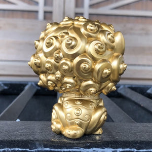 Shi-Shi the Tiny Guardian 4-inch Sofubi Vinyl Figure - Treasure Idol Gold Edition