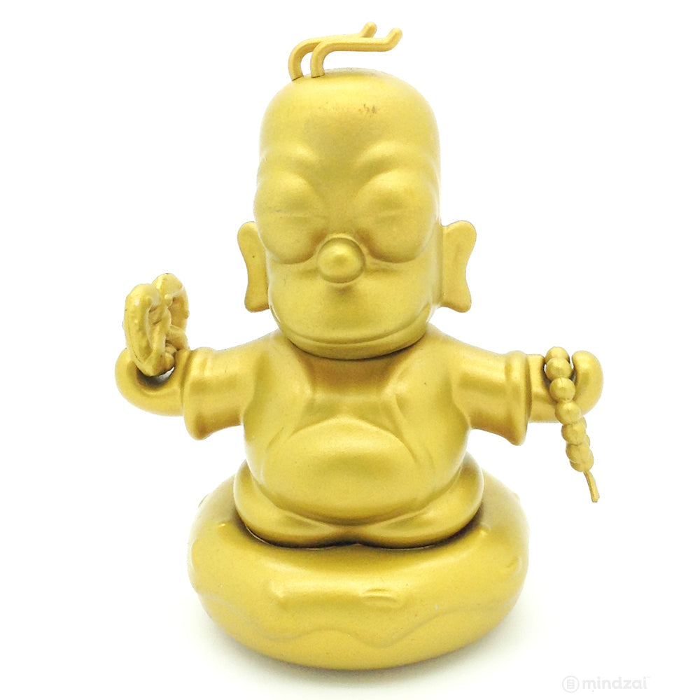 Homer Buddha 3-Inch Gold Edition by The Simpsons x Kidrobot