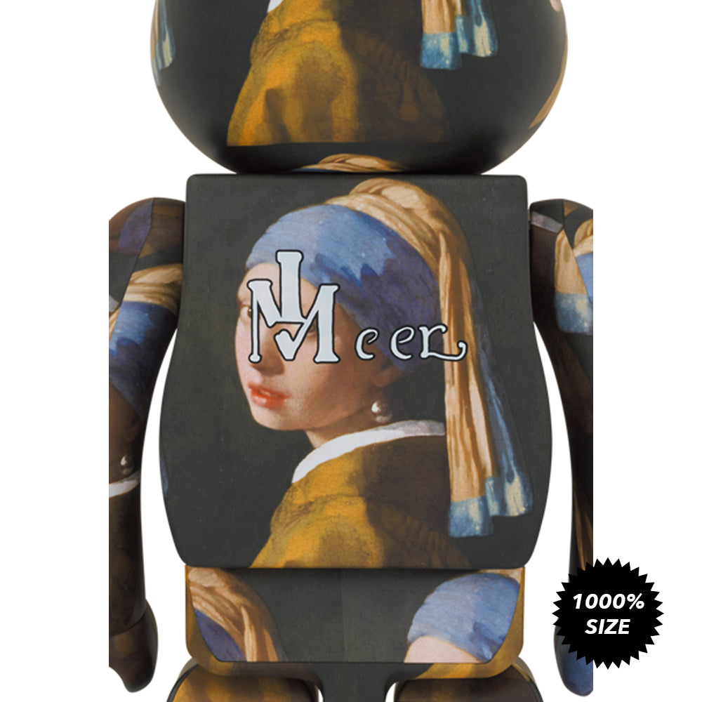 Girl with a Pearl Earring 1000% Bearbrick by Johannes Vermeer x Medicom Toy