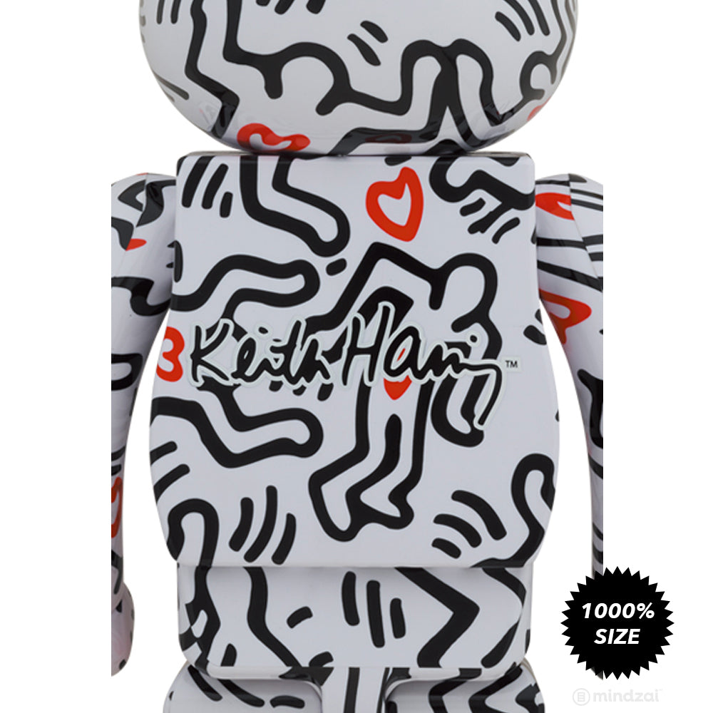 Keith Haring #8 1000% Bearbrick by Medicom Toy