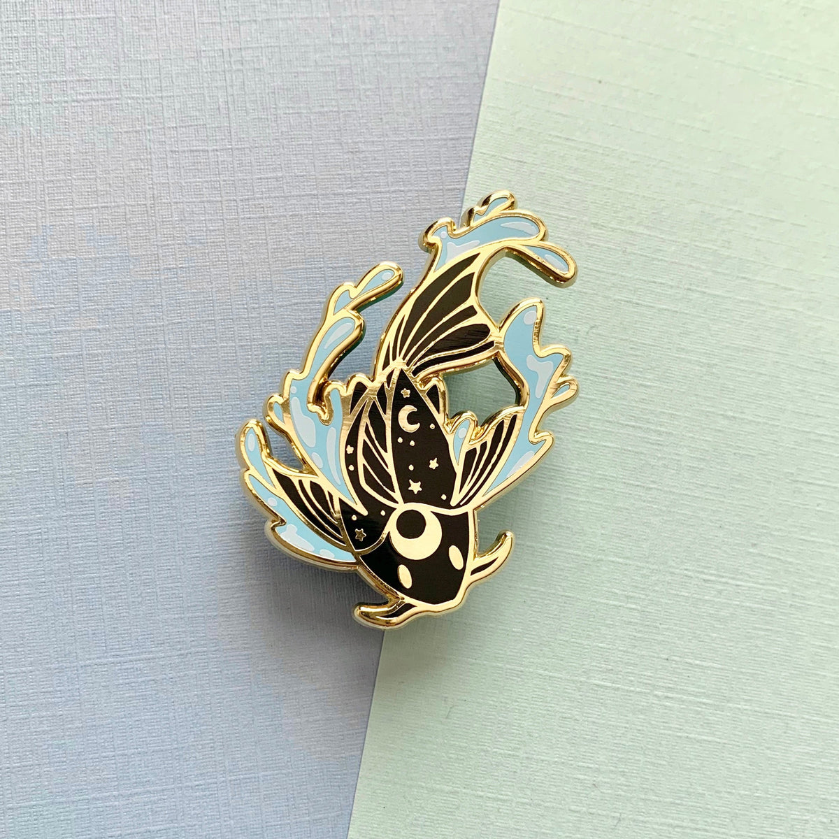 Starry Koi Enamel Pin by Shumi Collective