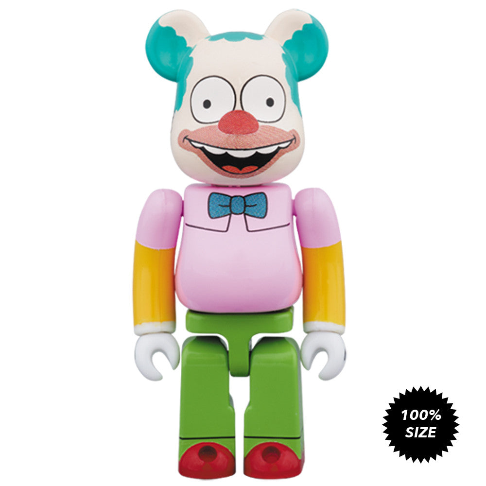 krusty the clown 100% Bearbrick - Pre-order - Mindzai
 - 2