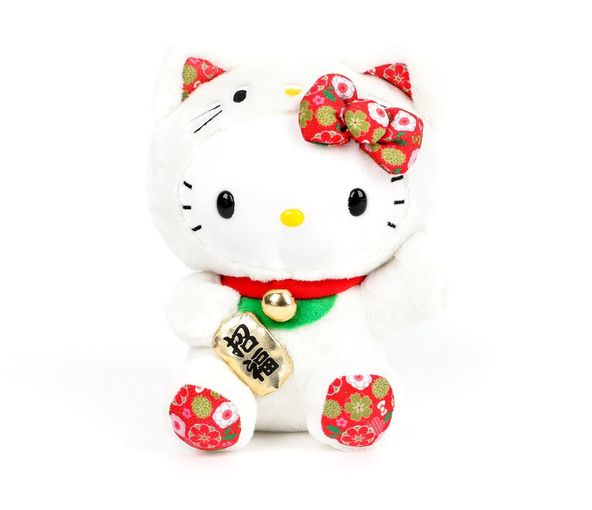 Hello Kitty 8&quot; Inch Lucky Cat Plush by Sanrio